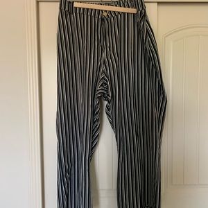 Big Bud Press Black and White Striped Western Pants